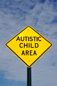 Autistic Child Area Sign